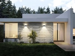 Viking - Lampada da parete solare a LED 1,3W/3,7V IP44 4000K 2000 mAh