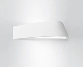 Sforzin illuminazione lampada da parete in gesso biemissione curvata sul lato delfi T224 (ULTIMI 3 DISPONIBILI)