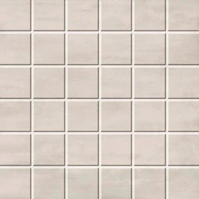 Mosaico gres porcellanato Sonik Pearl bianco, 10 pezzi