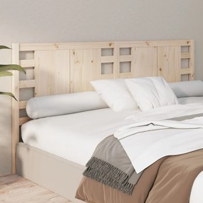 Testiera per letto 126x4x100 cm in legno massello di pino