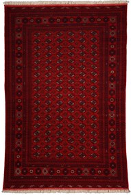 Afghan Tappeto 300x200 Rosso (Afghanistan) Annodato A Mano