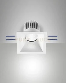 Sigma system incasso quadrato arretrato fisso a led 7w 3000k 800lm...