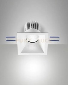 Sigma system incasso quadrato arretrato fisso a led  7w 3000k 800lm...