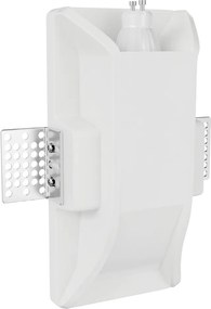 Applique da Incasso Segnapasso GU11 in Gesso Pitturabile