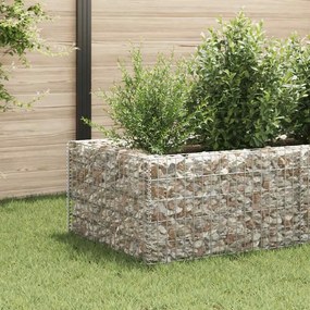 Gabbione Letto Rialzato Da Giardino İn Acciaio 360x90x50 Cm /