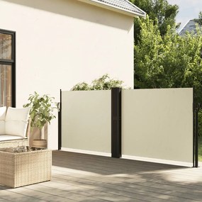 Tenda Da Sole Laterale Retrattile Crema 100x600 Cm /