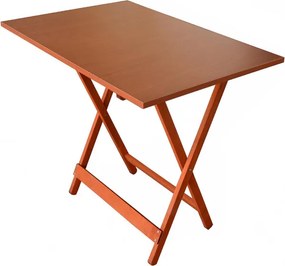 Tavolo legno richiudibile piano in formica Ciliegio 60X87 cm