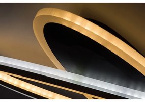 Rabalux 71313-LED Plafoniera dimmerabile TANELI 70W/230V 3000/4000/6000K nero+telecomando