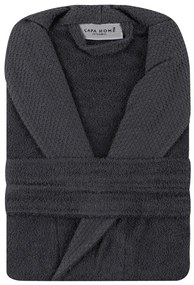Accappatoio in cotone antracite taglia M Cappa - Foutastic