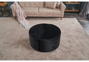 Pouf JING Ø 80 cm antracite