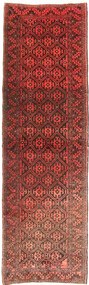 Beluch Tappeto persiano 170x50 Rosso (Iran) Annodato A Mano