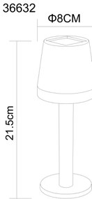 Globo 36632 - Lampada LED solare SOLAR LED/0,5W/3,2V 3000K IP44 nero