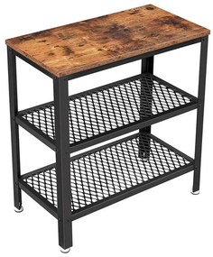 Tavolino ELDUR marrone/nero