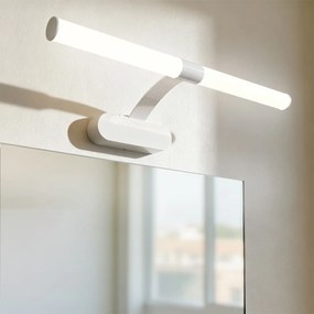 Lampada LED da Specchio 40cm Bianca 6W IP54 - Da parete o su mobile Colore Bianco Naturale 4.000K
