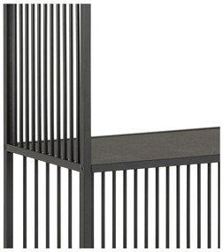 Libreria nera 120x185x35 cm Strington – Actona