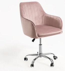 Sedia Chic Office - Rosa