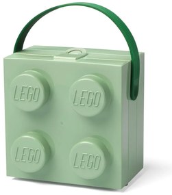 Contenitore verde chiaro con maniglia - LEGO®
