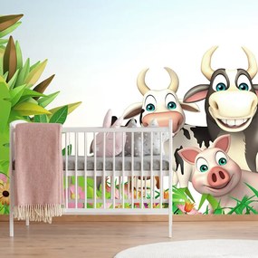 Carta da parati – Animali della fattoria