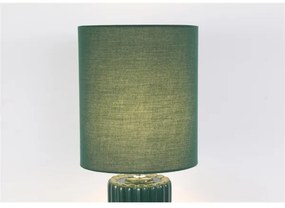 Searchlight EU22353GR - Lampada da tavolo GROOVE 1xE14/60W/230V verde