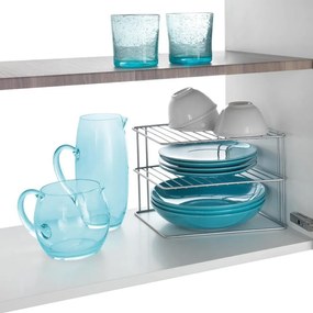 Ripiano aggiuntivo argentato in acciaio 25x25 cm Palio – Metaltex