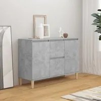 Credenza Grigio Cemento 103,5x35x70 cm in Truciolato 806107