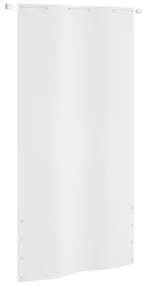 Paravento Per Balcone Bianco 120x240 Cm İn Tessuto Oxford /