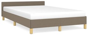 Giroletto Senza Materasso Tortora 120x190 Cm Tessuto /