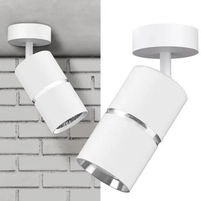 Faretto BAMBOO 1xGU10/10W/230V bianco