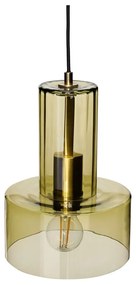 Lampada a sospensione in vetro verde ø 20 cm Ripple - Hübsch