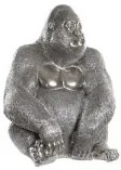 Statua Decorativa DKD Home Decor Argentato Resina Gorilla (46 x 40 x 61 cm)