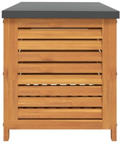 Contenitore da giardino 90x48x55 cm in legno massello di acacia