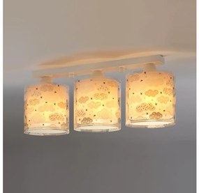 Dalber D-41413S - Plafoniera per bambini NUVOLE 3xE27/60W/230V