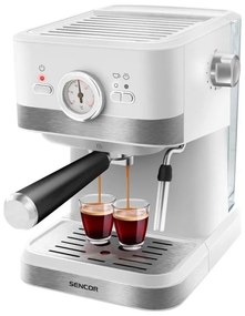 Sencor macchina espresso leva 1050W/230V bianco/cromo opaco
