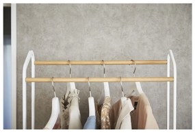 Appendiabiti mobile in metallo bianco Tower - YAMAZAKI