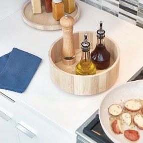 Organizzatore da cucina girevole in legno di paulownia Tall, ø 26,7 cm Eco - iDesign
