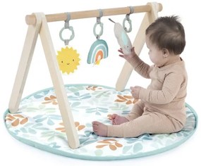 Ingenuity - Coperta per bambini per giocare con trapezio di legno SOLE VALLEY