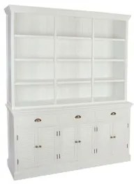 Credenza DKD Home Decor 165 x 37 x 204 cm Abete Legno Bianco