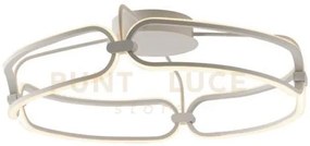 Plafoniera led infinity bianca 49w 4400lm 4000k 57x57x17cm