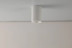 Plafoniera LED GU10 e GU5.3 Rotonda in Gesso Pitturabile Ø70x110mm