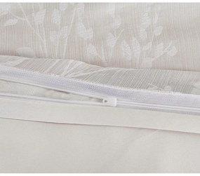 Biancheria da letto singola jacquard beige 140x200 cm Boston - My House