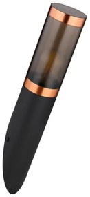 Globo 3157BC - Applique da esterno BOSTON 1xE27/23W/230V IP44 nero/rame