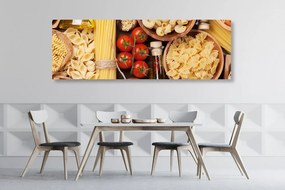 Quadro su tela – Varietà di pasta italiana