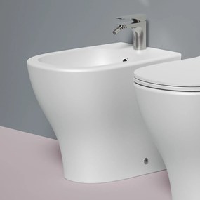 Bidet a Terra The ArtCeram Bianco Lucido "Ten"