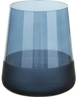 Bicchiere acqua 420 ml vetro blu sfumato Blaze