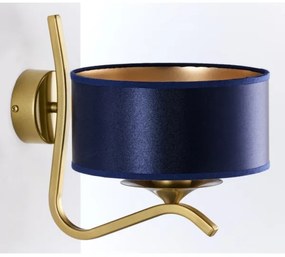 Jupiter 2115 - Lampada da parete KASZMIR 1xE27/15W/230V blu/oro