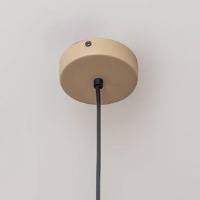 Lampadario a sospensione ETNA II 1xE27/15W/230V Ø 25 cm beige