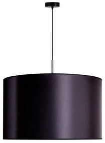 Duolla - Lampadario a sospensione con filo CANNES 1xE27/15W/230V diametro 50 cm nero/argento