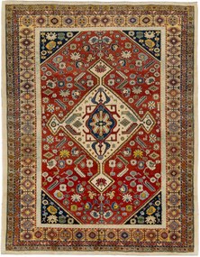 Gashghai Tappeto 200x250 (Iran) Annodato A Mano
