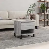 Tavolino da Salotto Grigio Sonoma 50x46x50 cm Legno Multistratocod mxl 102738