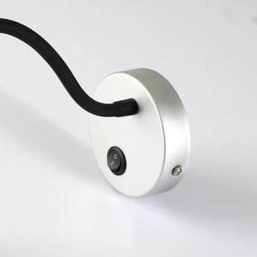 Brilagi - LED Lampada flessibile da muro MAYA LED/3W/230V 4000K argento